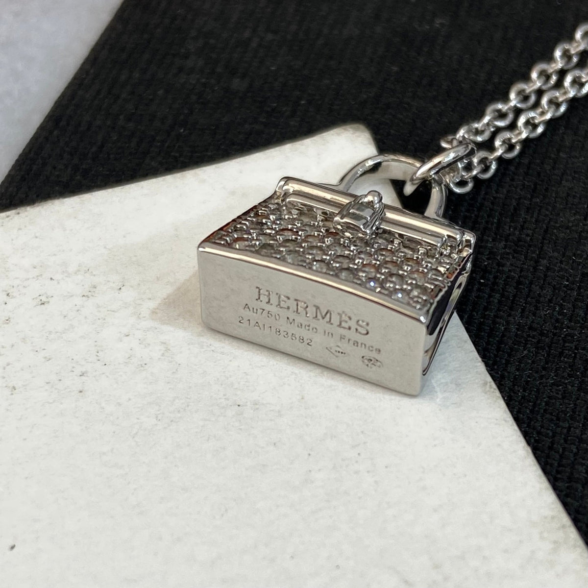 Hermes Kelly Bag Necklace